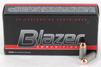 (50) "Blazer" 40 S&W 180 Gr. Cartridges