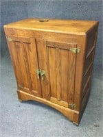 1900's Oak Two Door Icebox