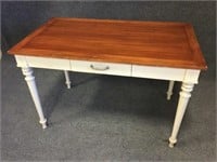 Wood Top Desk/Entry Piece