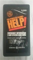 GE emergency 2-way citizens band radio with