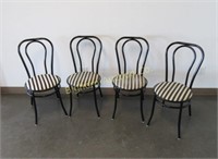 Parlor Style Chairs, 4pc Lot