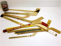 11 batons de hockey miniatures -Mini hockey sticks