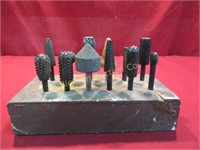 Rotary Tool Bits: Various Sizes & Styles, 12pc Lot