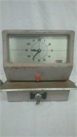Vintage Simplex time stamp clock with key