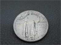 Silver Quarter: 1927-S Standing Liberty