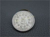 Shield Nickel: 1870 w/ BU Details