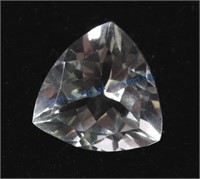 4.1ct. Prasiolite Trillion Cut Gemstone