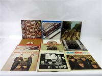 Lot de vinyles des Beatles records lot