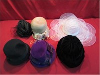 Vintage Hat Collection; Various Styles