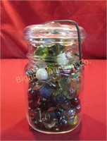 Vintage Jar w/ Marbles: Various Styles