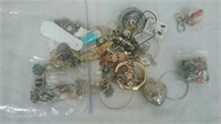 Large group of odds and ends jewelry from a