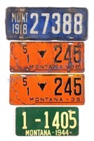 Montana License Plate Collection