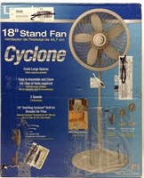 18" Stand Fan- Cyclone