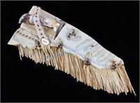 Custom Cherokee Indian Scabbard & Elkhorn Knife