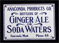 Anaconda Products Prohibition Era Tin Sign
