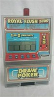 Royal Flush draw poker battery powered game