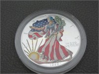 1999 Silver Eagle Colorized