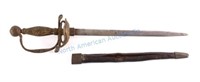 Antique French Child's Short Sword & Scabbard