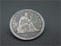 Silver Quarter: 1877 Liberty Seated