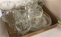 BOX LOT  SNACK SETS & ICE CREAM DISHES