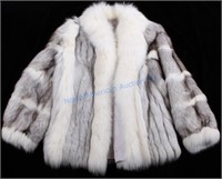 Elegant Saga Silver Fox Fur Coat