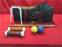 Halex Croquet Game w/ Storage Case