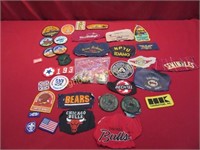 Assorted Patches: Various Sizes & Styles