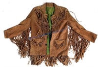 Frontiersman Fringed Leather Jacket c.1950's