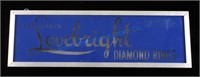 Lovebright Diamond Rings Lighted Sign