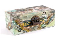Antique Chinese Qing Dynasty Pigskin Box