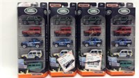 4- Sets Of Land Rover Matchbox Cars