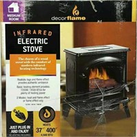 Decor Flame Infrared Stove Heater, QCIH413-GBKP