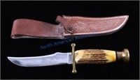 Rare Early Case Kodiak Knife & Leather Scabbard
