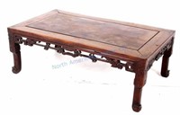 Early Chinese Carved Bat Motif Table 18th-19th C.