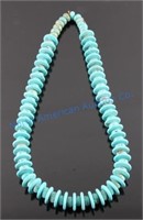 Navajo Discoidal Turquoise Necklace