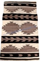 Crystal Pattern Navajo Native American Wool Rug