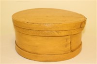 Sm. wooden cheese box, Thurs Box Co.