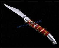 Hammer Brand Candy Striped Switchblade Knife