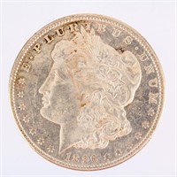 Coin 1896 P Morgan Silver Dollar AU Mirror Finish