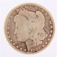 Coin 1889 O Morgan Silver Dollar AG