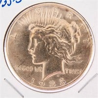 Coin 1935-S Peace Silver Dollar BU