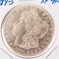 Coin 1884 S Morgan Silver Dollar XF-AU
