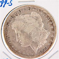 Coin 1899 S Morgan Silver Dollar Very FIne