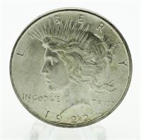 1922 Choice BU Peace Silver Dollar