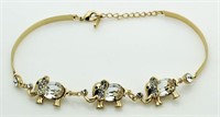 Swarovski Elephant Charm Bracelet