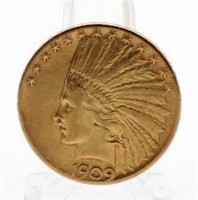 1909-S Indian $10 Gold Piece