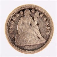 Coin 1856 Liberty Seated Dime Fine