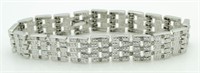 Panther Link 1.00 ct Diamond Tennis Bracelet