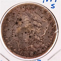 Coin 1879 S Morgan Silver Dollar Rev. of 1878