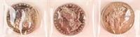 Coin 3 Select Morgan Silver Dollars Hig Grade!